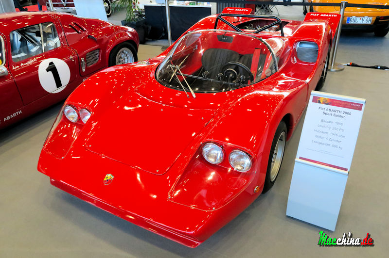 Abarth 2000 Sport Spider (SE10), Foto: Macchina.de