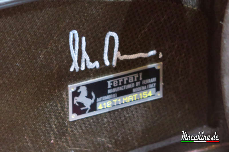 Ferrari 412 T1/B, Foto: Macchina.de