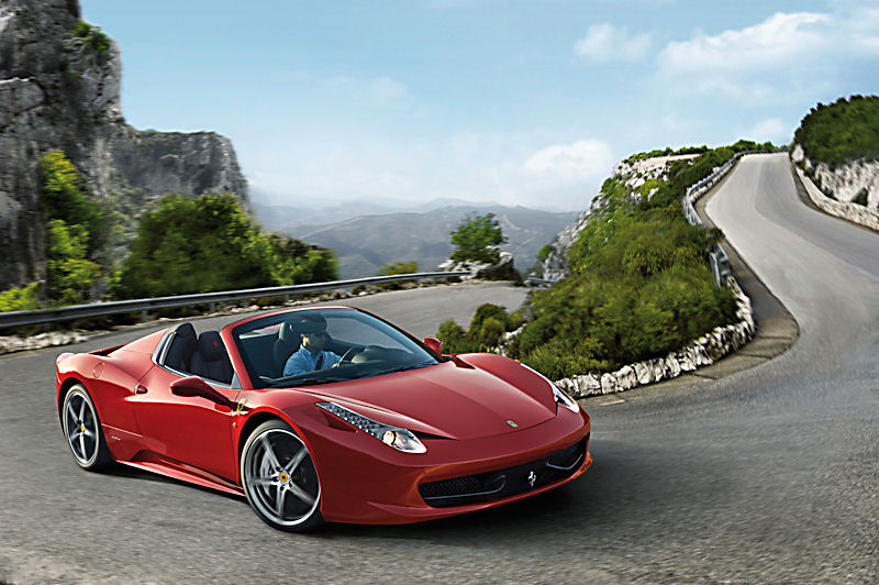 Ferrari 458 Spider, Foto : Ferrari Presse- und Öffentlichkeitsarbeit