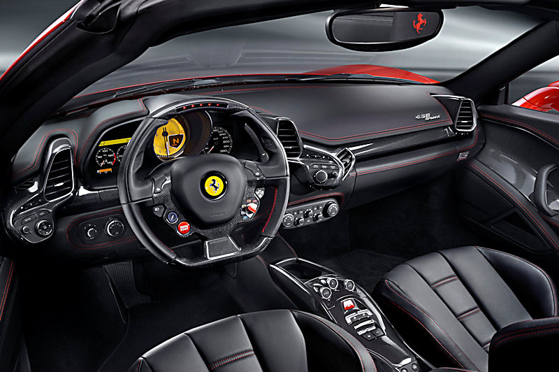 Ferrari 458 Spider, Foto : Ferrari Presse- und Öffentlichkeitsarbeit