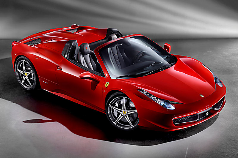 Ferrari 458 Spider, Foto : Ferrari Presse- und Öffentlichkeitsarbeit