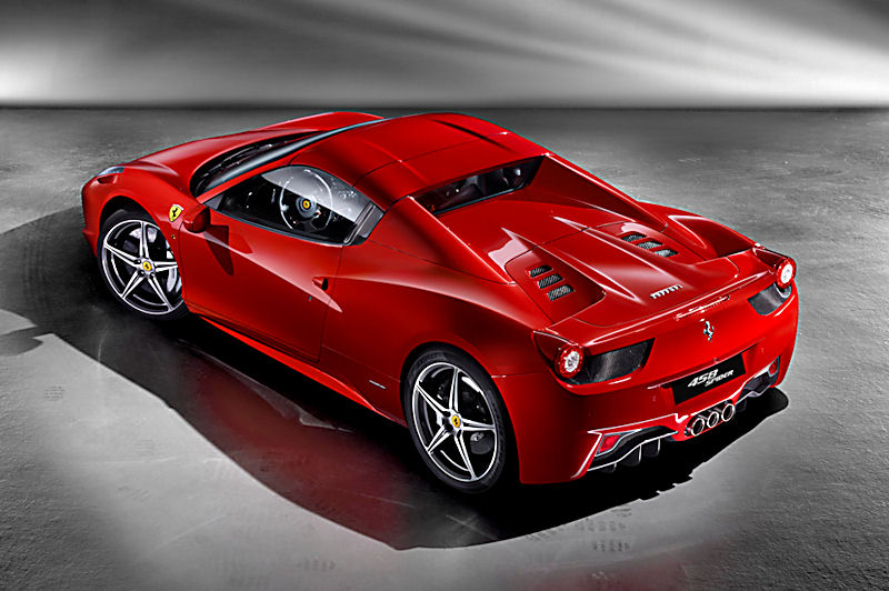 Ferrari 458 Spider, Foto : Ferrari Presse- und Öffentlichkeitsarbeit