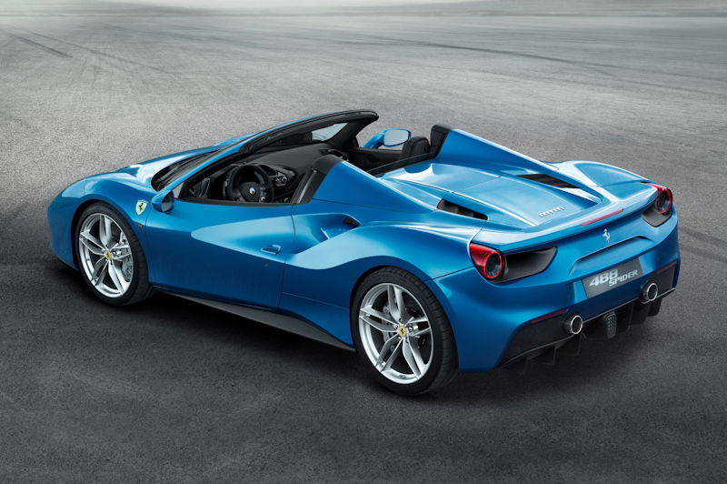 Ferrari 488 Spider, Foto : Ferrari Presse- und Öffentlichkeitsarbeit