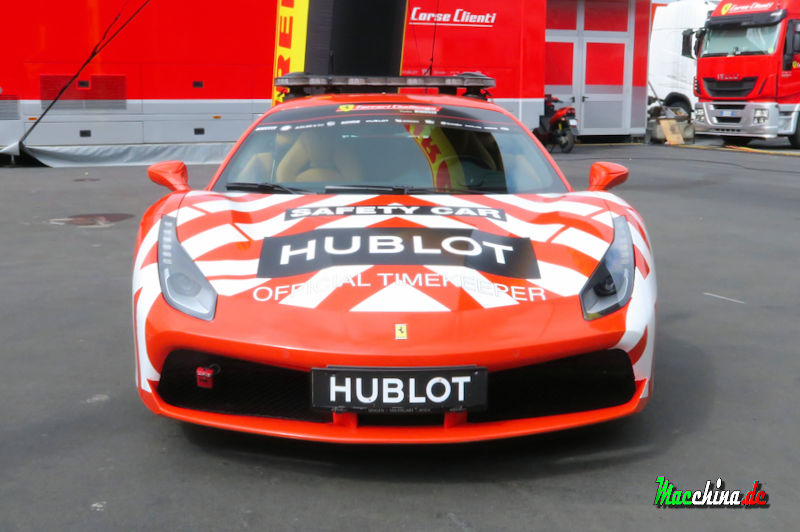 Ferrari 488 GTB - Safety Car, Foto: Macchina.de