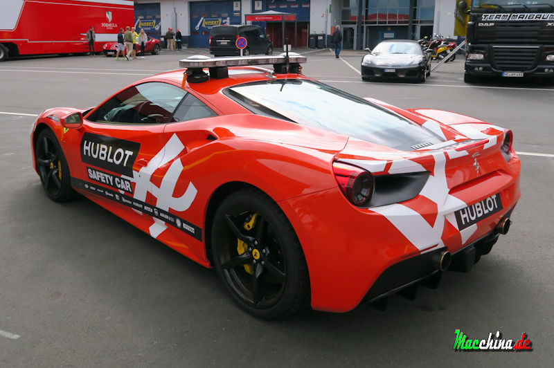Ferrari 488 GTB - Safety Car, Foto: Macchina.de
