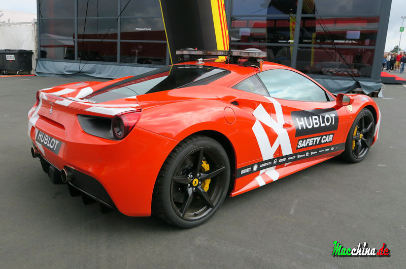 Ferrari 488 GTB - Safety Car, Foto: Macchina.de