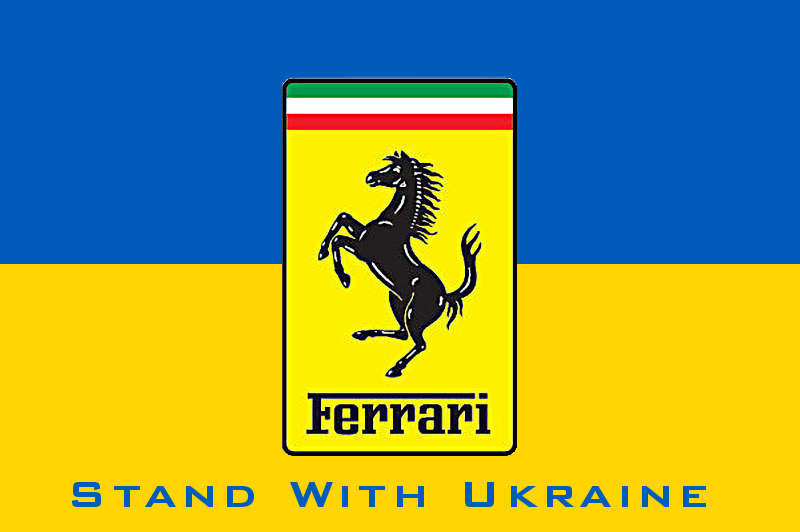 Ferrari Stand With Ukraine 