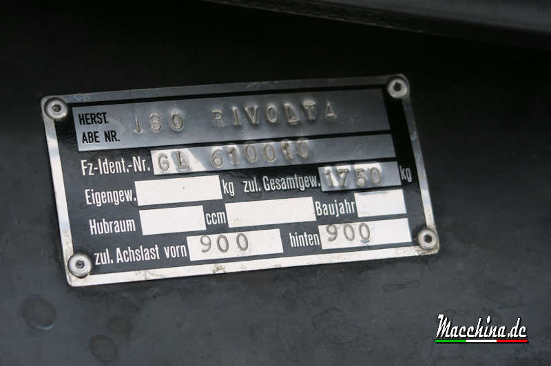 Iso Grifo GL 350 0.Serie, Foto: Macchina.de